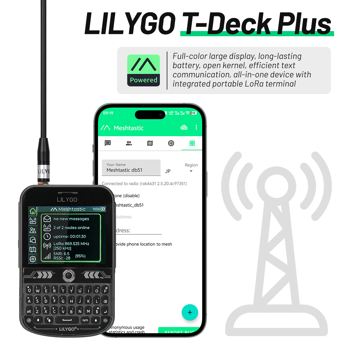 Ttgo T Watch - LILYGO T-Deck Plus Lora メッシュ無線 ESP32-S3
