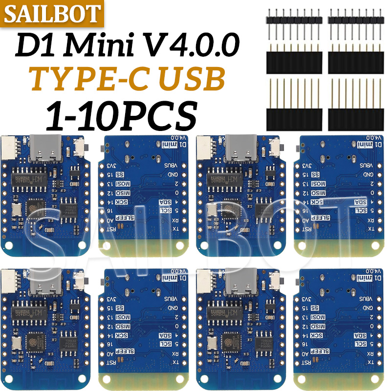 Wemos D1 Mini - 1-10 個 WeMos D1 ミニ ESP8266