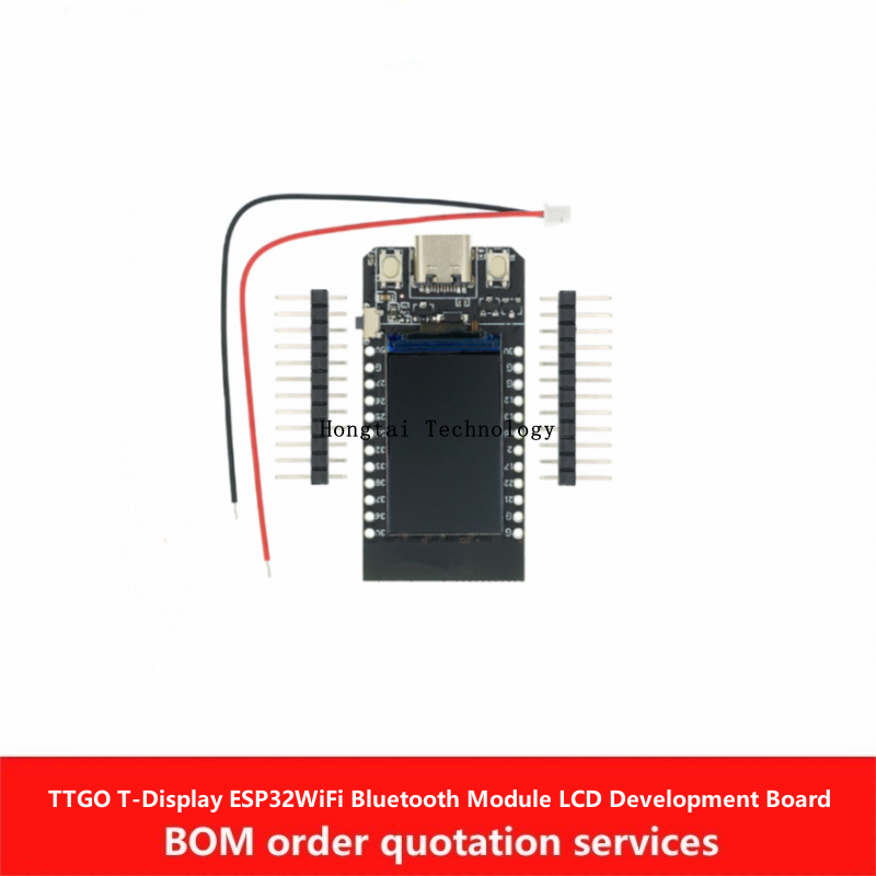 Ttgo Tdisplay - Ttgo T-Display開発ボード,ESP32,wifi,Bluetoothモジュール,1.14インチLCDディスプレイ