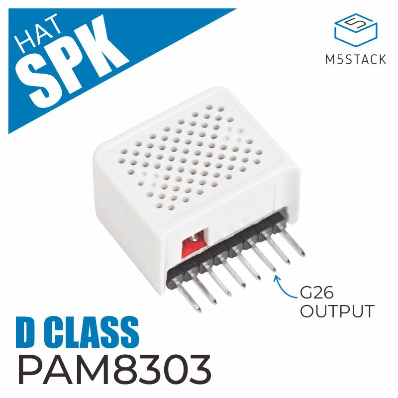 M5Stickc - M5スタック公式m5stickcスピーカーハット (pam8303)