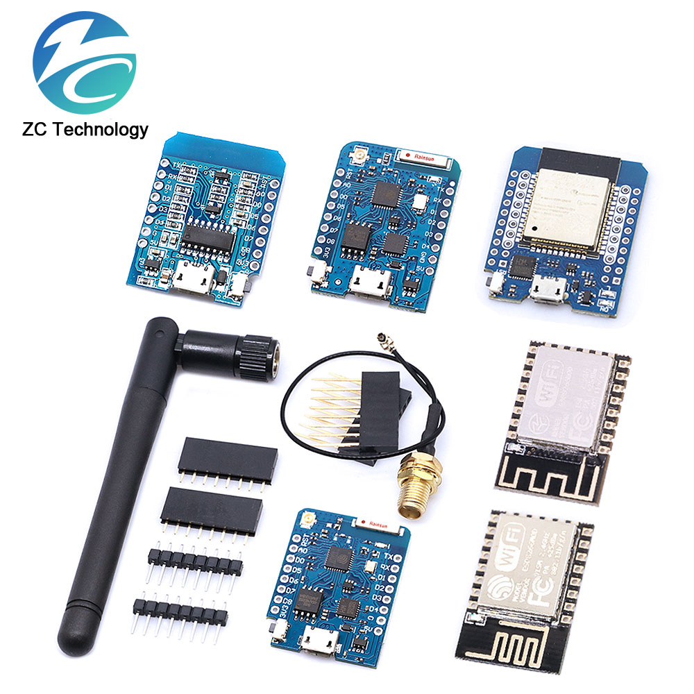 Wemos D1 Mini - Wi-Fi,開発ボードp8266 ESP-12 esp32 ch340g ch340 v2