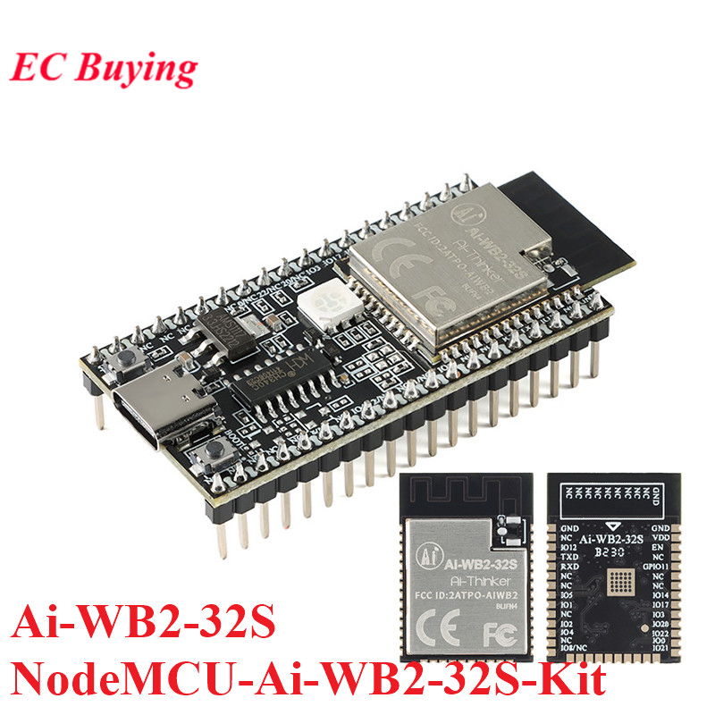 Nodemcu 32S - Wi-FiおよびBluetoothと互換性のある開発ボードモジュール,Ai-WB2-32S NodeMCU-Ai-WB2-32S-Kit Ai-WB2 2.4g,5.0,bl602 4mb