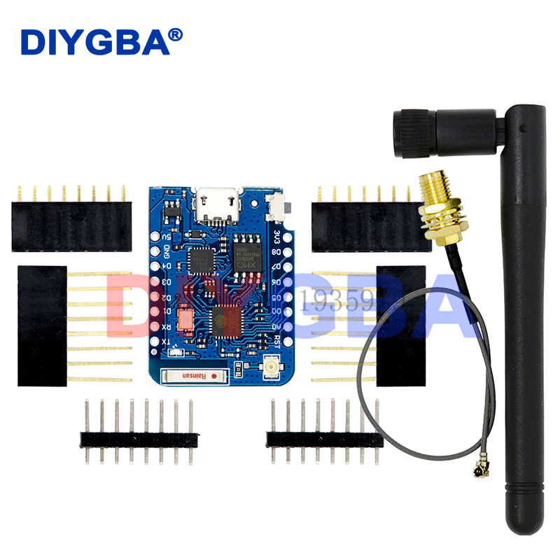 Nodemcuv2 - WEMOS D1 ミニプロ 4 メートル 16
