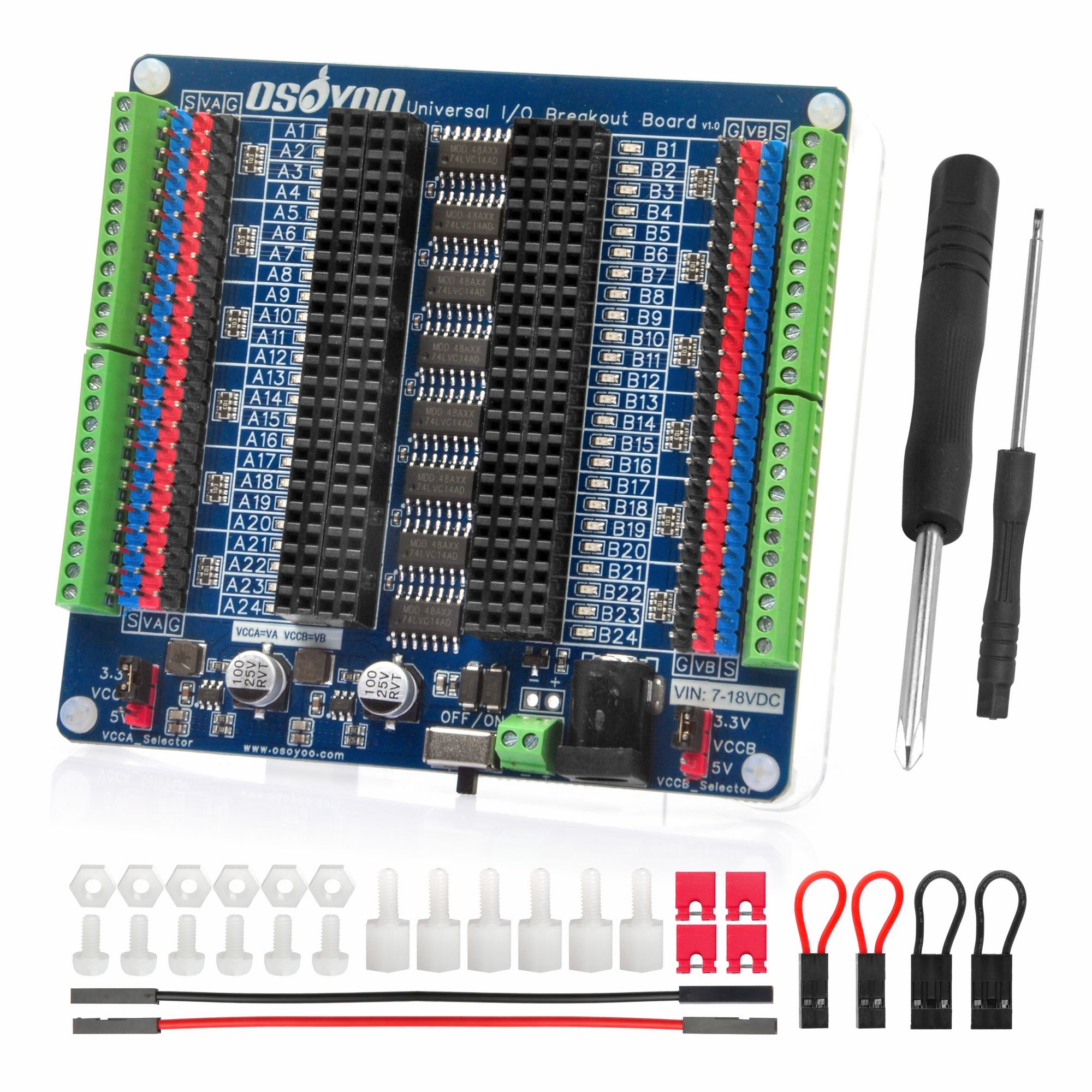 Nodemcuv2 - OSOYOO ユニバーサル IO ブレークアウトボード – Arduino