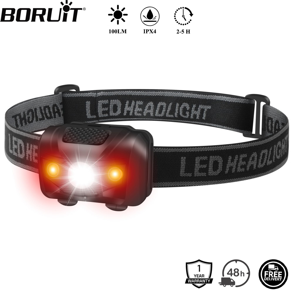 Lolin D32 - BORUiT 3W ミニ LED ヘッドランプ 4