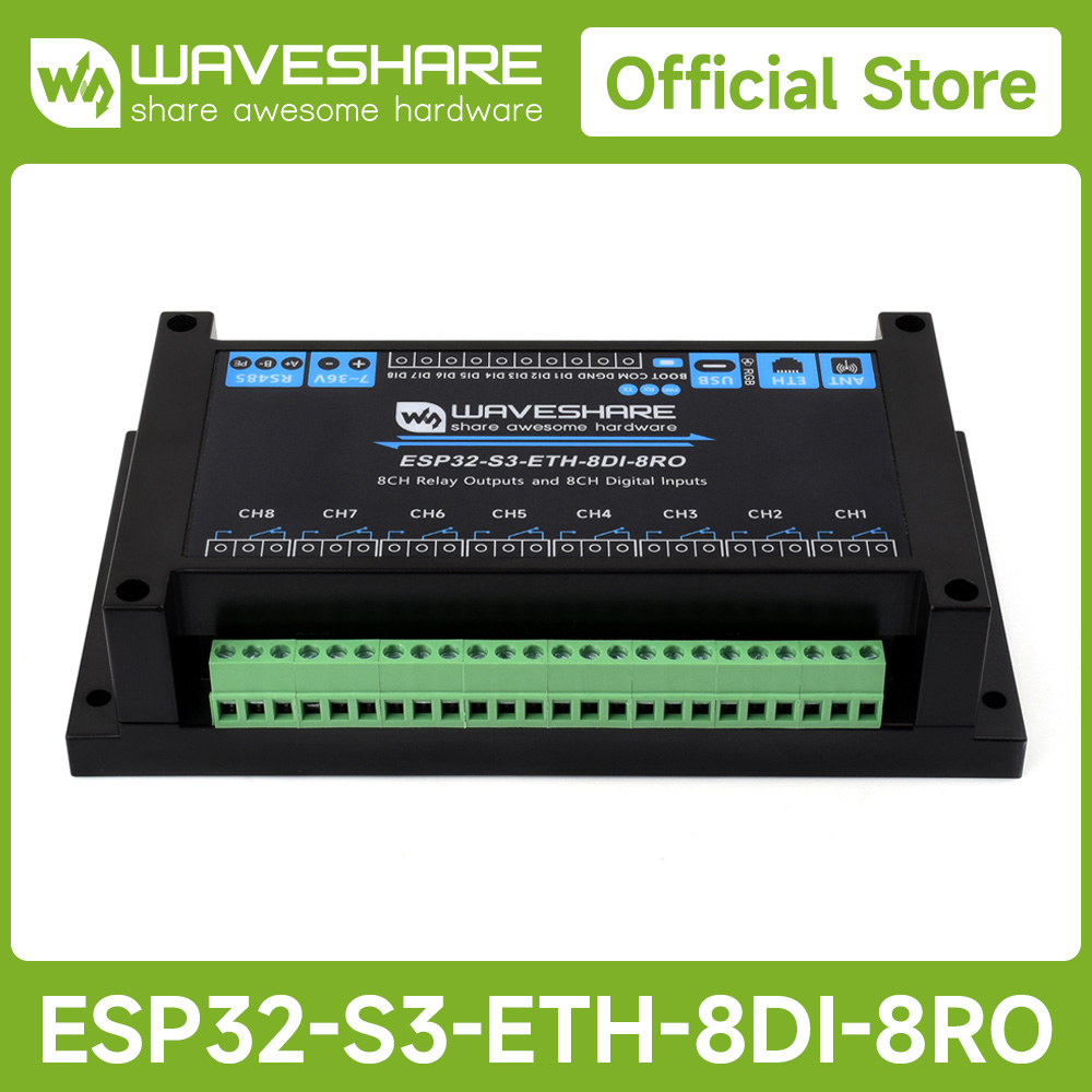 Waveshare 産業用 8 チャンネル ESP32-S3 - Waveshare Esp32 のレビューと価格