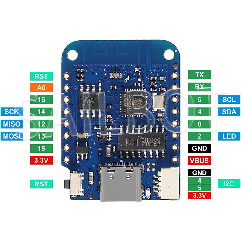 1-10 個 WeMos D1 ミニ ESP8266 WIF - Wemos D1 Mini のレビューと価格