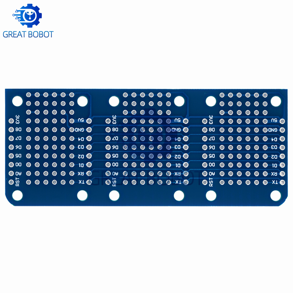 BS トリプルシールド WeMos D1 ミニ両面パーフボー - Wemos D1 Mini のレビューと価格