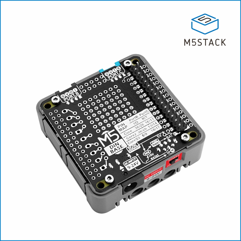 M5スタックの公式dinベースと500mAhバッテリー - M5Stack Core2 のレビューと価格