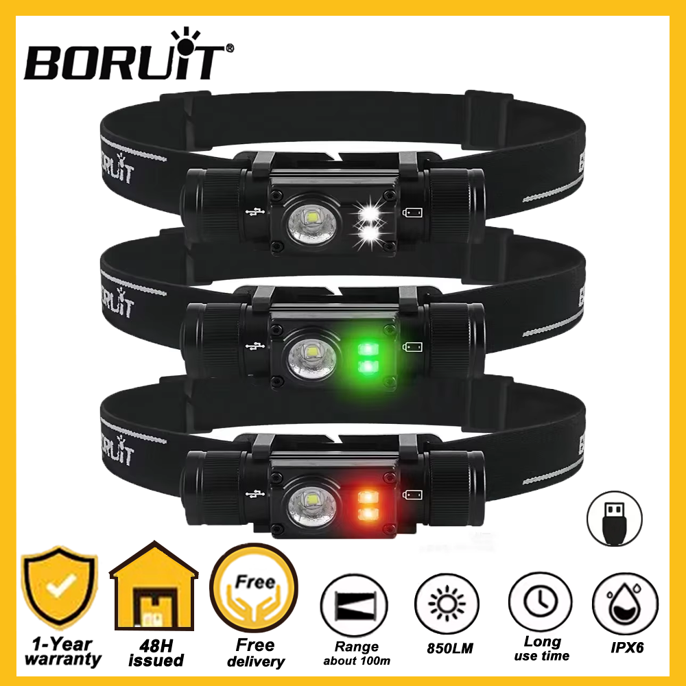 BORUiT HP500 LED ヘッドランプ 18650  - Lolin D32 のレビューと価格