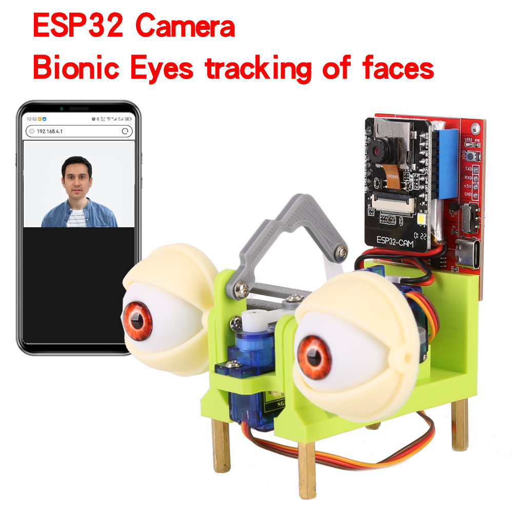 WatchEye ESP32 カメラ バイオニック アイ 顔 - Doit Esp32 のレビューと価格