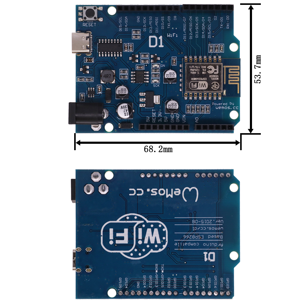 ESP-12E WeMos D1 R2 UNO R3 CH3 - Wemos D1 のレビューと価格